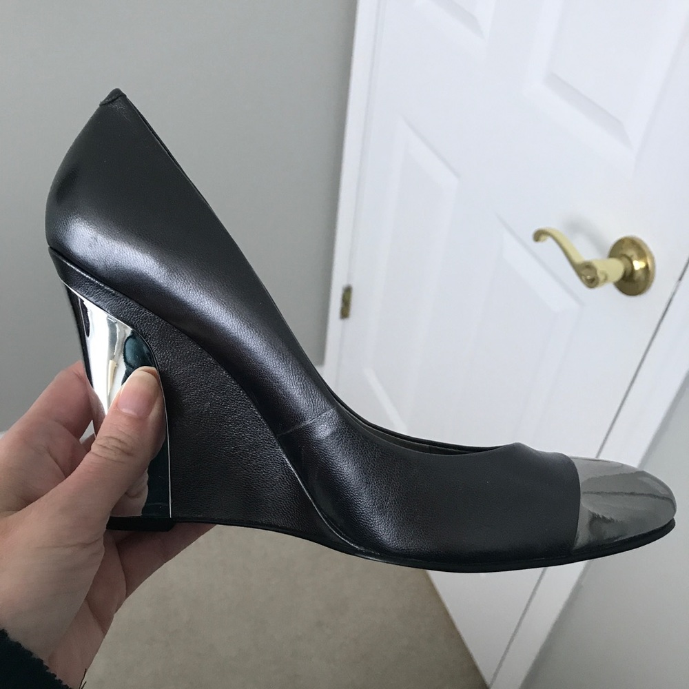 NEXT Wedges with Silver Accent on Heel